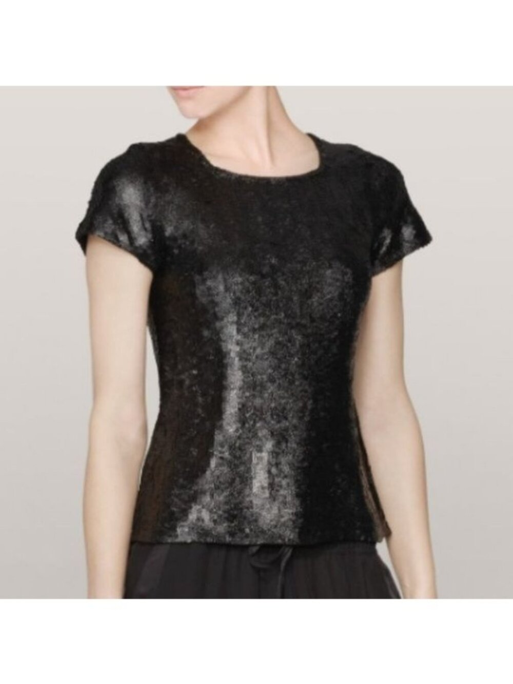 Theyskens' Theory Brax Sequin Top Blouse Evening